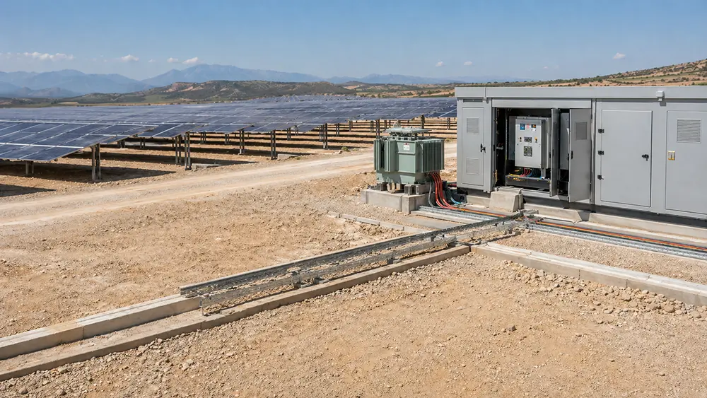 Oil-Immersed Transformer for a Utility-Scale Solar Project